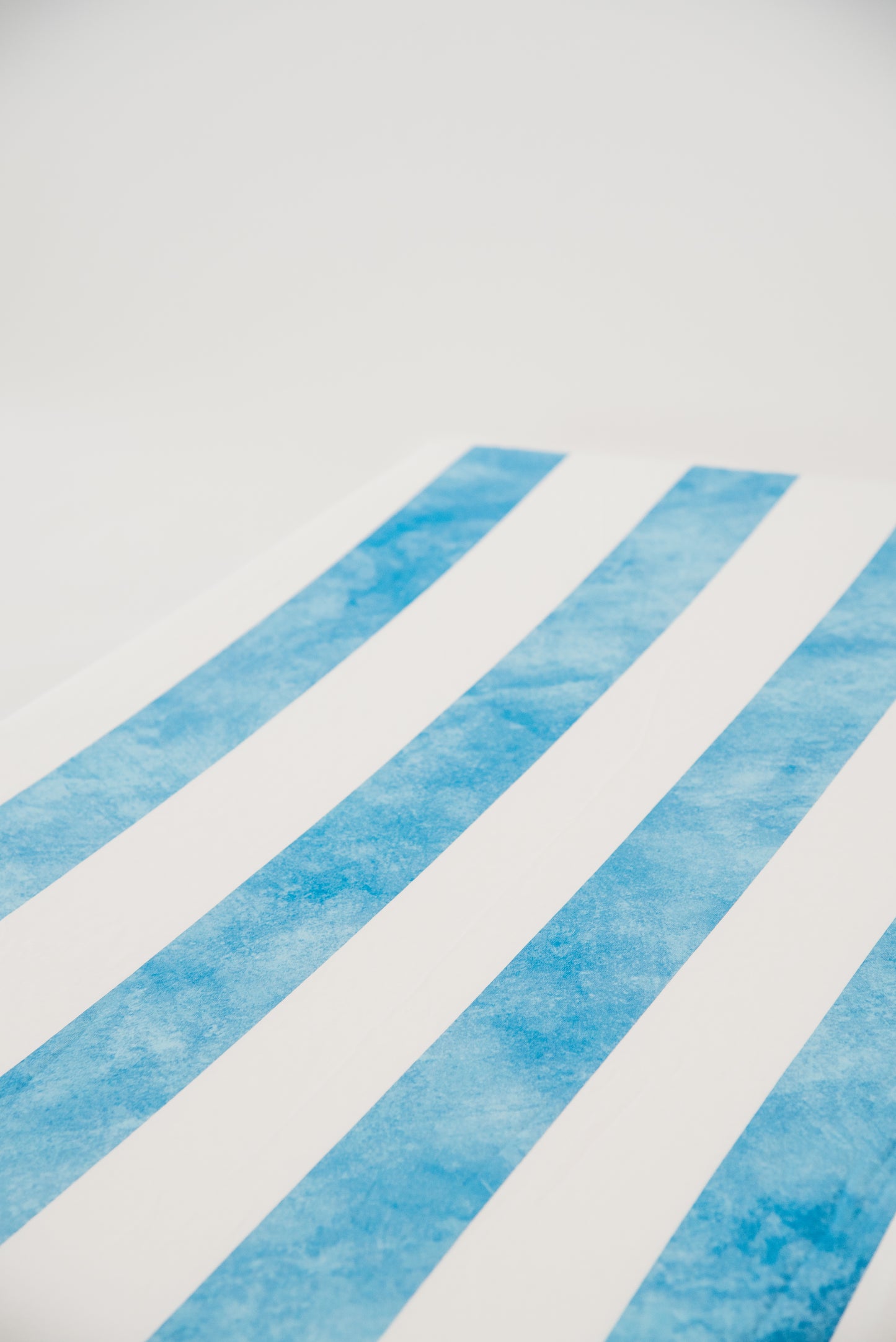 Blue Stripe - Fitted Cot Sheet