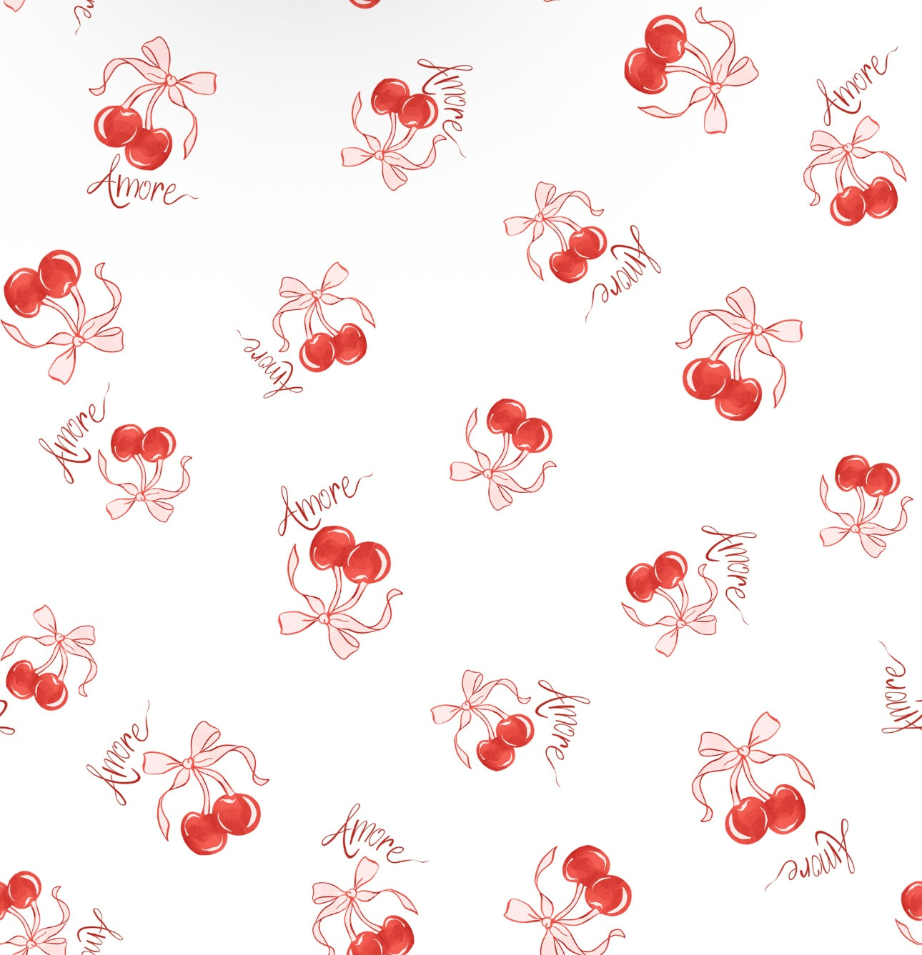 Cherry Love - Fitted Bassinet Sheet