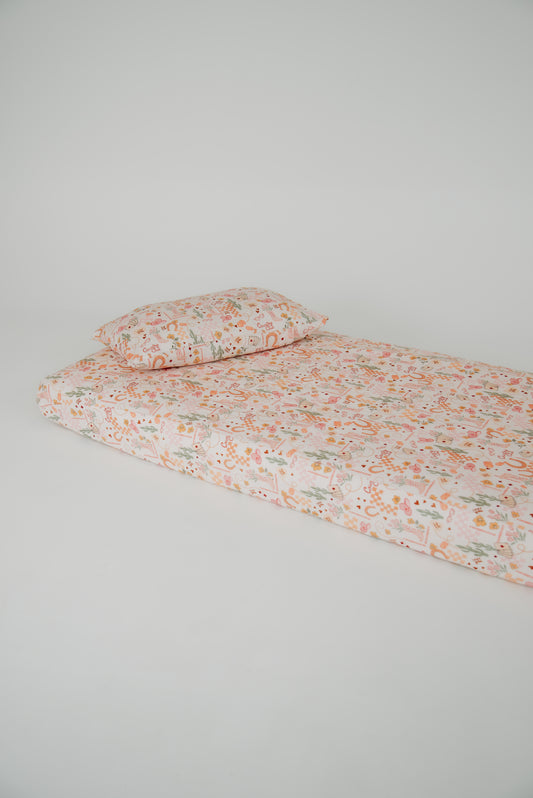 PRE-ORDER Country Club fitted single sheet + pillow slip