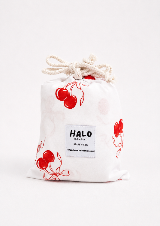 Cherry Love -Fitted Bassinet Sheet