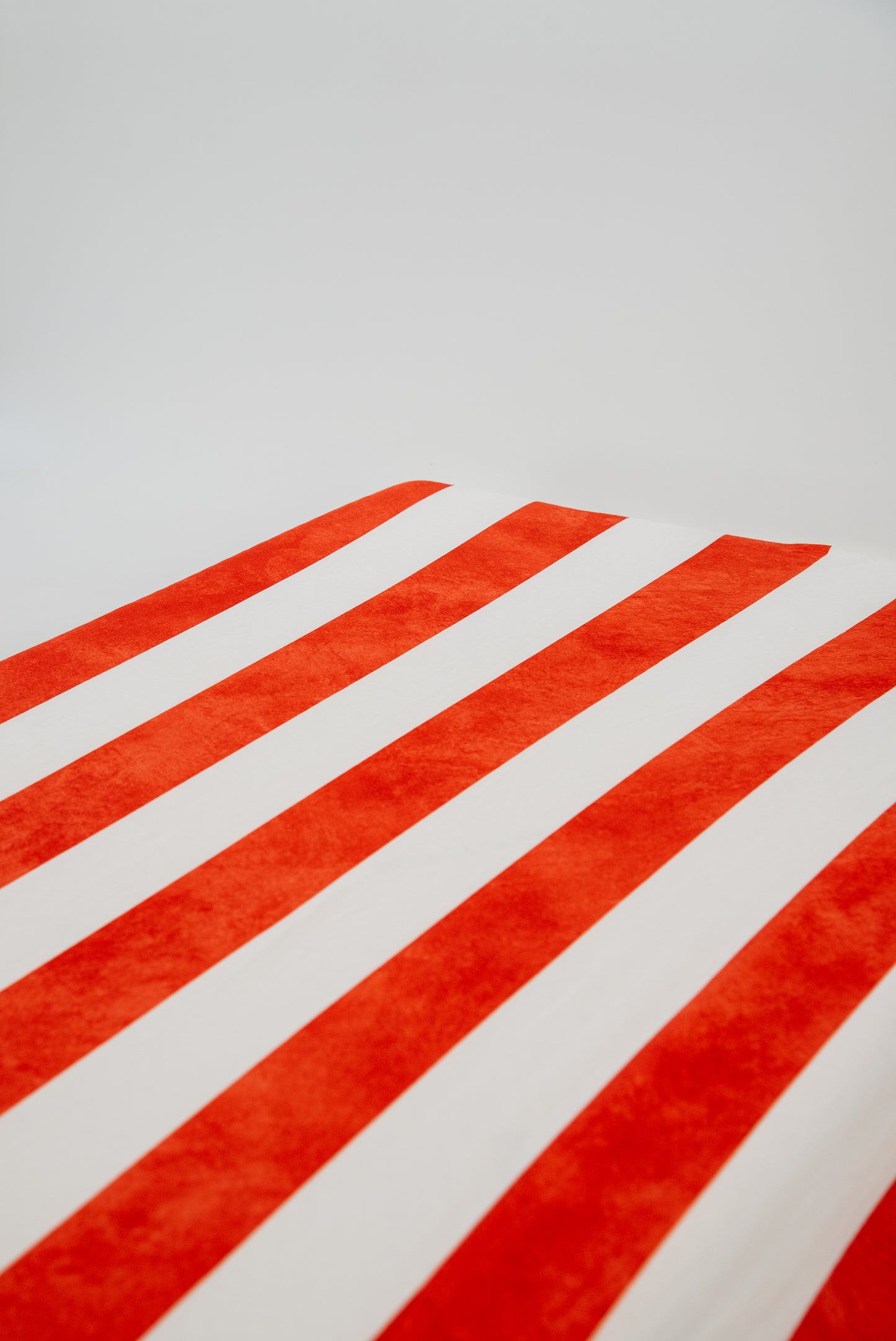 Red Stripe - Fitted Cot Sheet